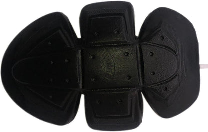 Close-up of the black perforated Motovational CE Level 1 back protector with segmented panels